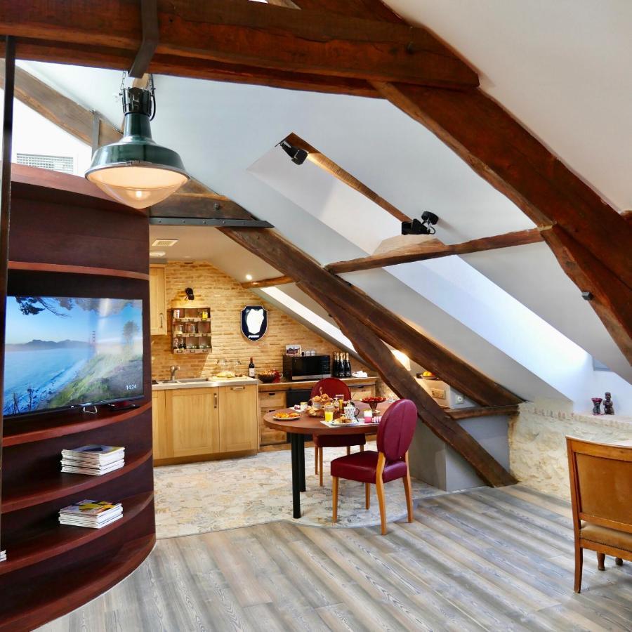 In Sarlat Luxury Rentals, Medieval Center - Loft Stella Matutina -2P-Ascenseur-Climatisation Buitenkant foto