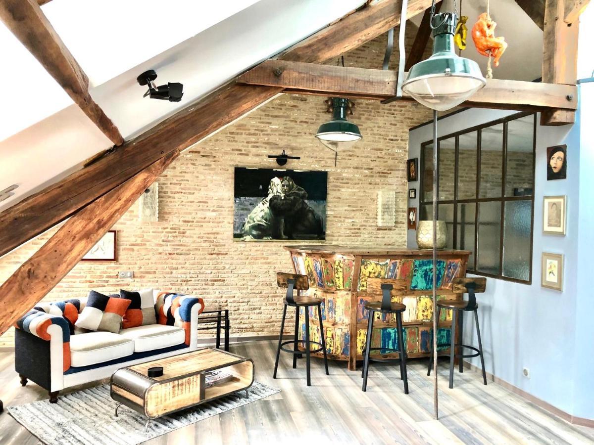 In Sarlat Luxury Rentals, Medieval Center - Loft Stella Matutina -2P-Ascenseur-Climatisation Buitenkant foto